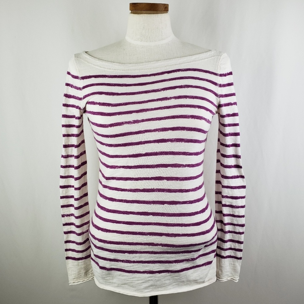 Ann Taylor Loft Striped Shirt Size XS